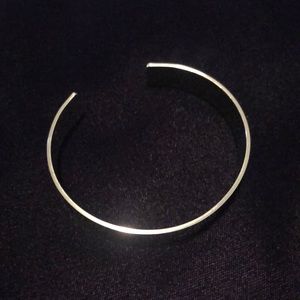 Silver cuff